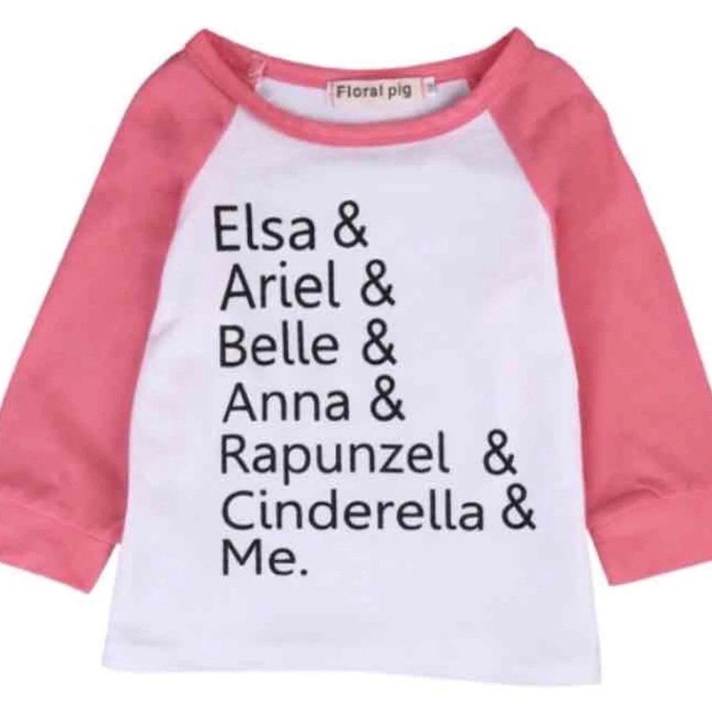 Princess and me Raglan Tee